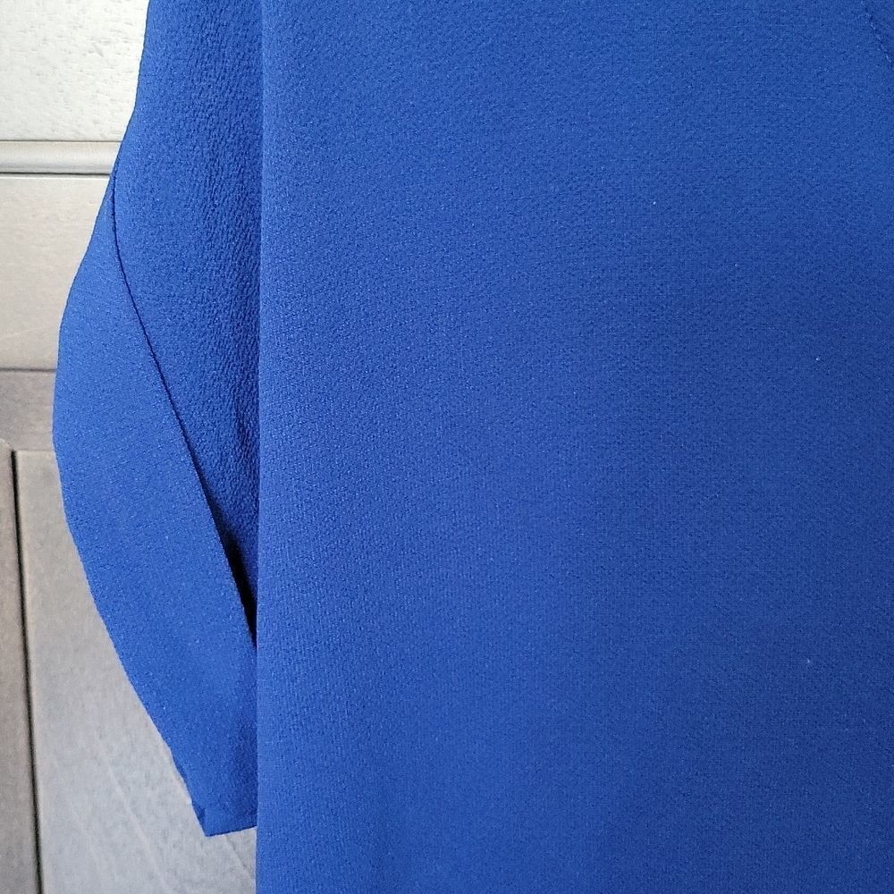 Ardene textured zip front blouse - Picture 3 of 5
